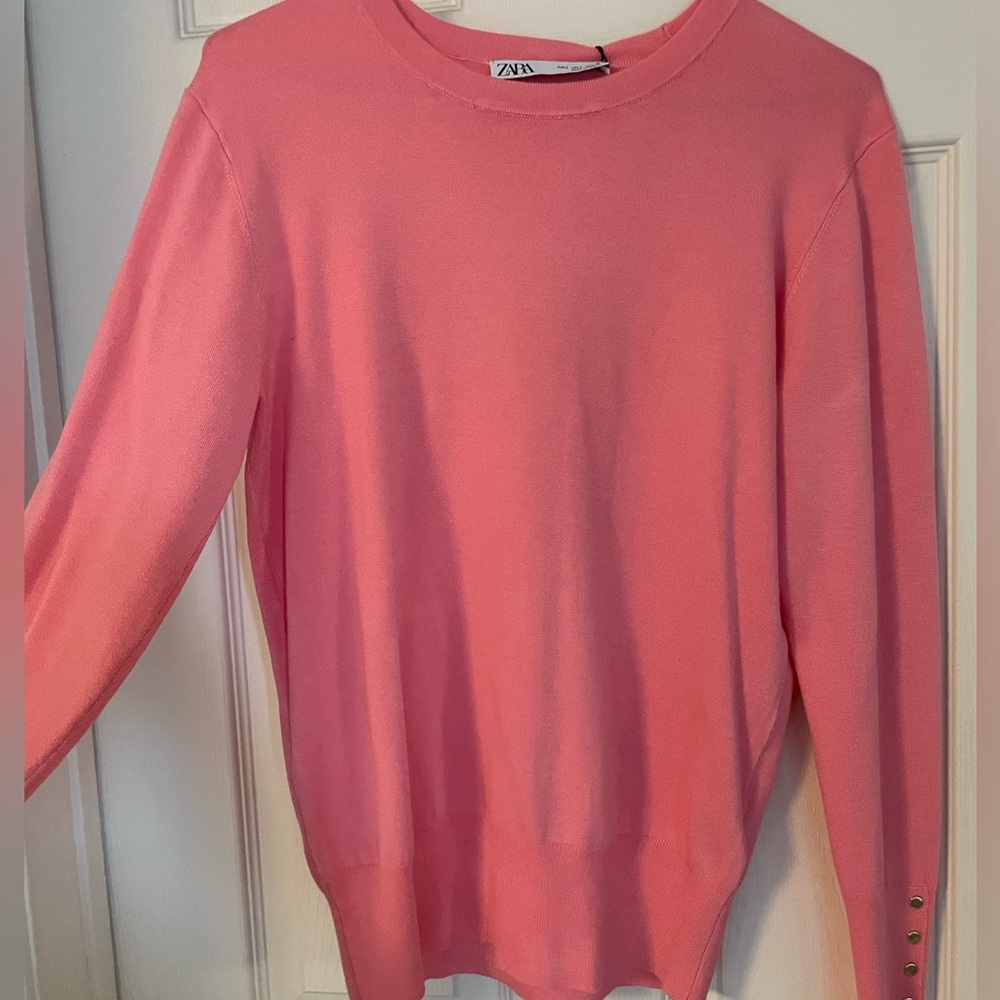 Zara crew neck long sleeve